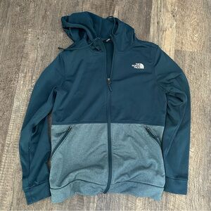 The North Face Women’s Full-Zip Hoodie - Size M teal